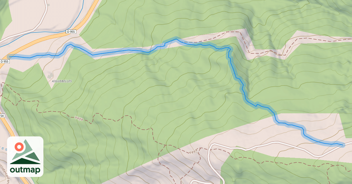 Map of La Buisse