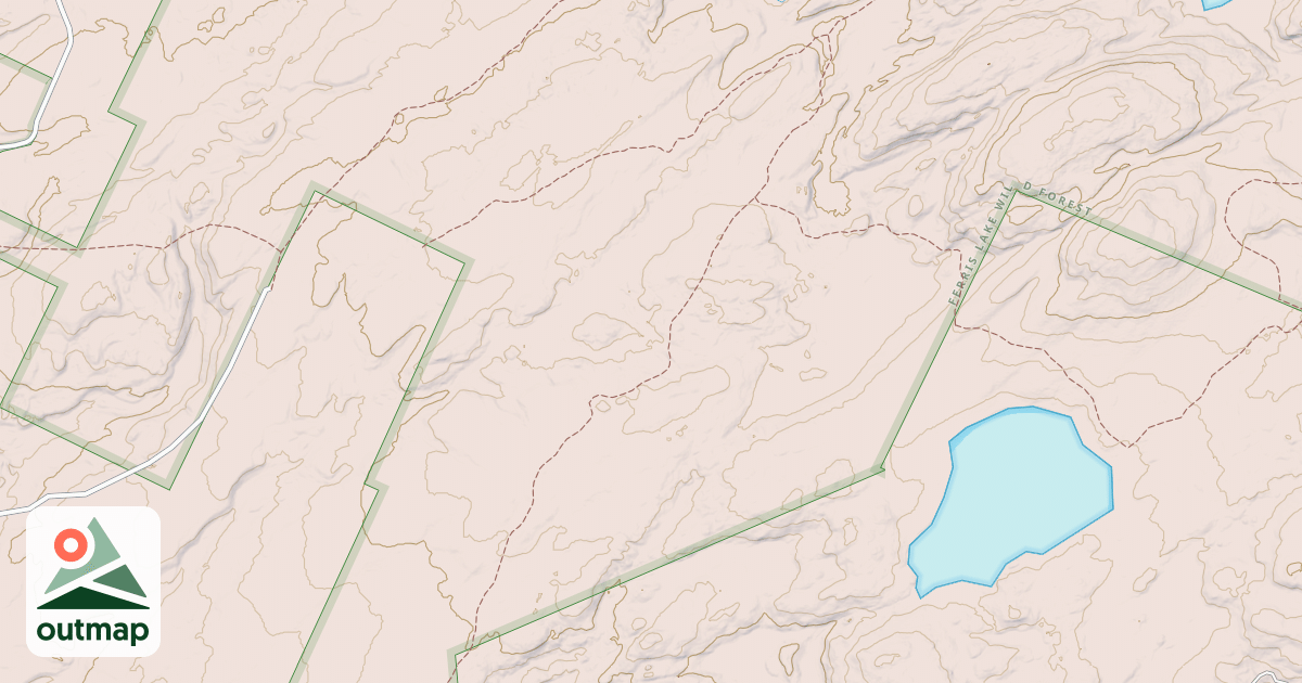 Map of Avery Road Trail