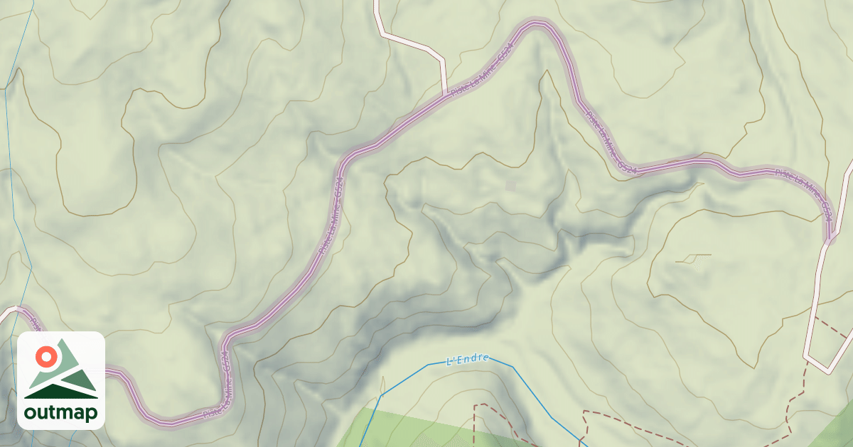 Map of Piste La Mine - G524