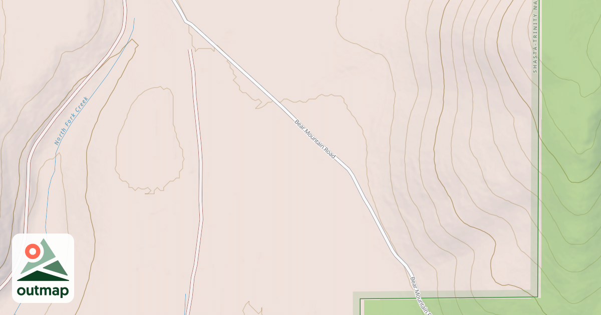 Map of BEAR MTN