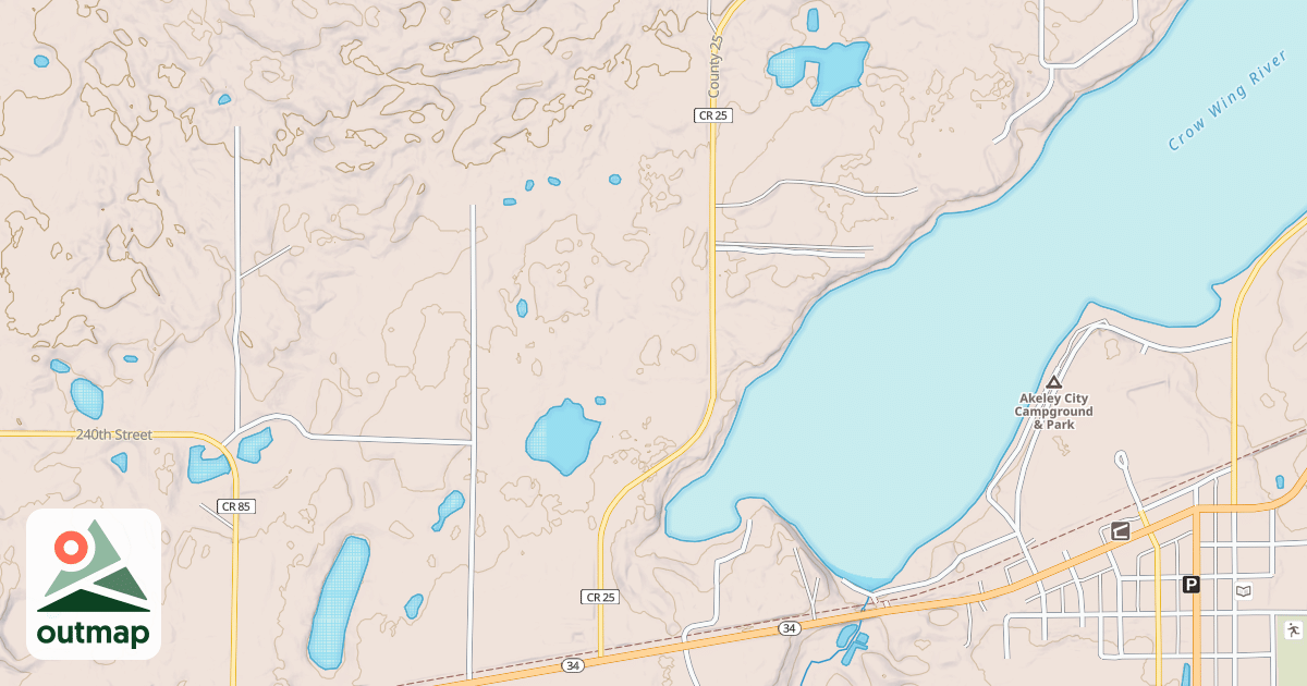Map of Round River Drive