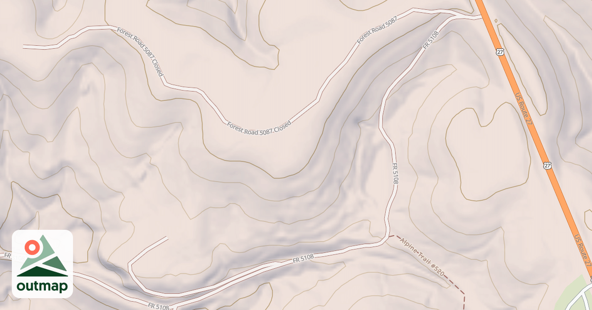 Map of 5087A