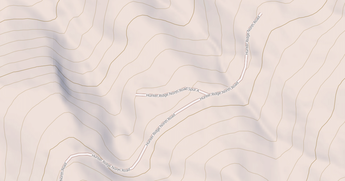 Map preview of HUNTER RIDGE NORTH SPUR A