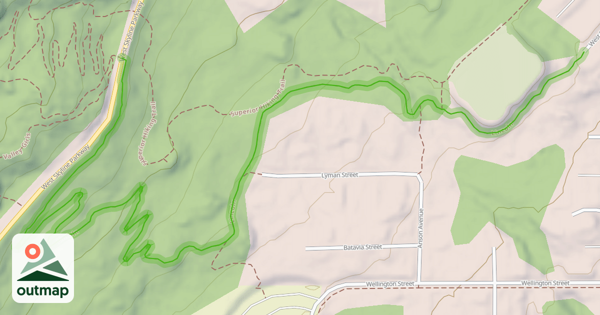 Map of Lincoln