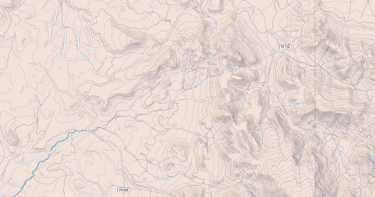 Map preview of LANGE CANYON