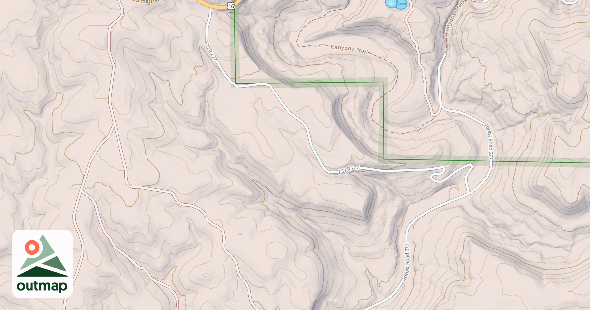 Map of HELL CANYON BR 1A