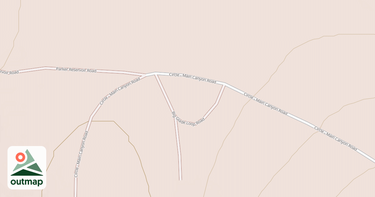 Map of BIG GLADE LOOP
