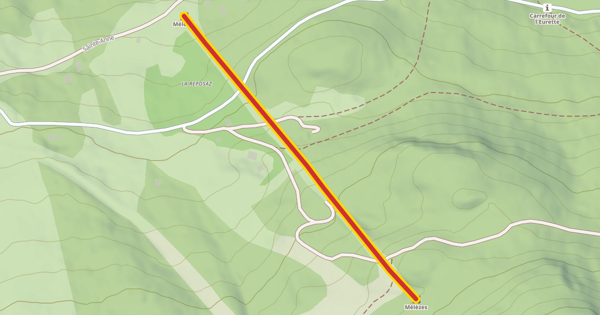 Map preview of Mélèzes