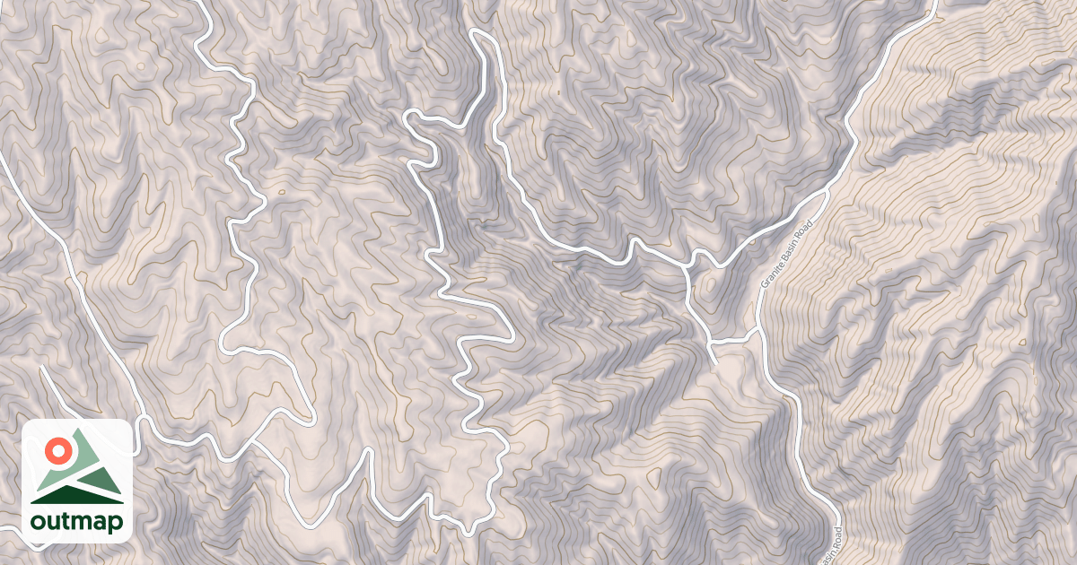 Map of COW CREEK SPUR