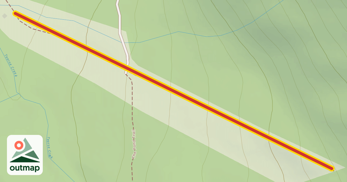 Map of Silvertip T-Bar