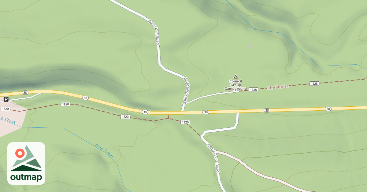 Map of BALD COVE (4WD)