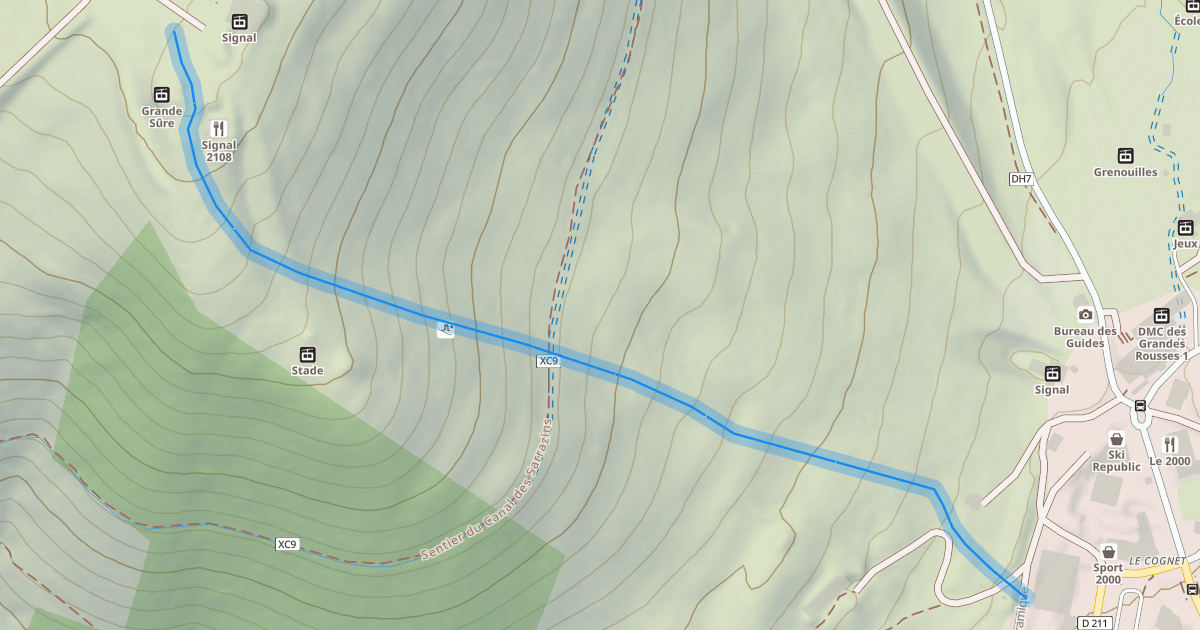 Map preview of Stade Désiré Lacroix