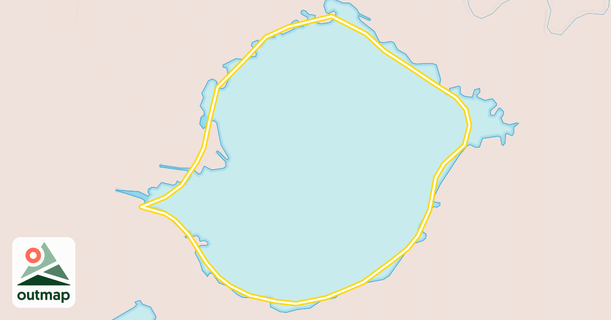Map of Gull Lake
