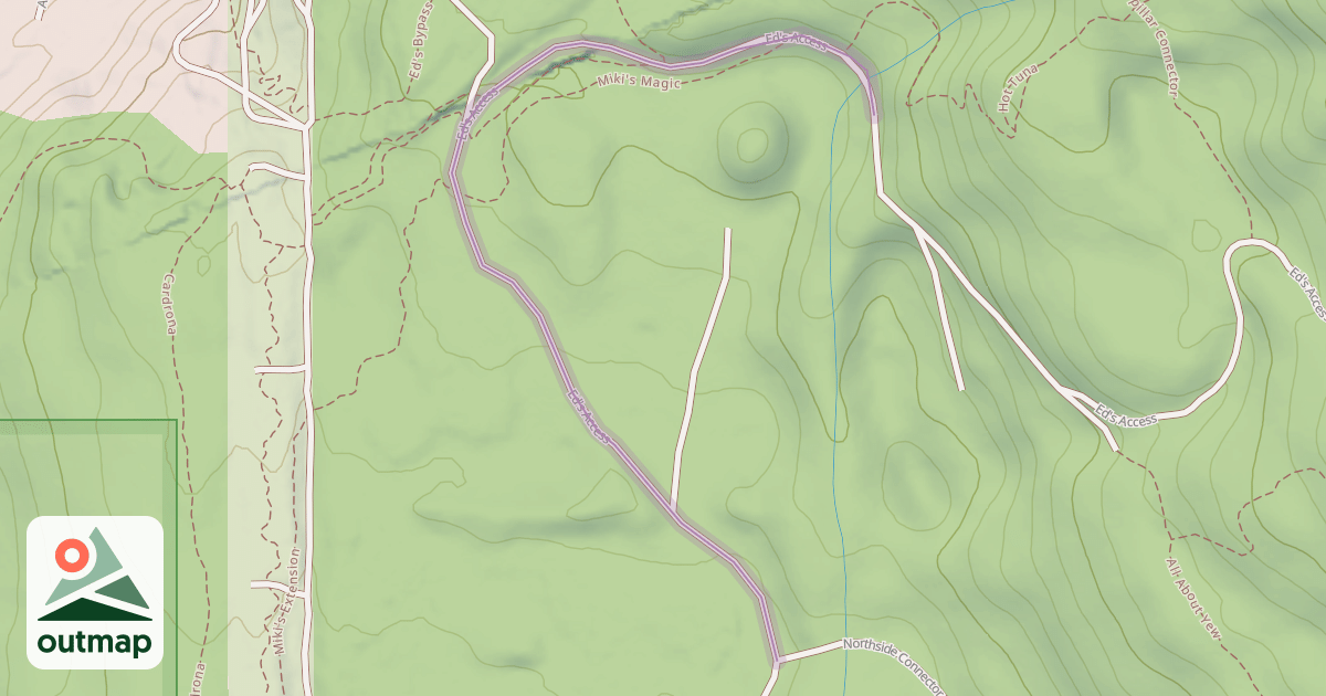Map of Ed's Access