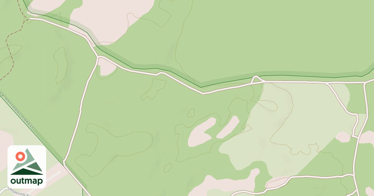 Map of USFS Motor Vehicle Use Map Roads {D61AF2E7-C612-4F0C-AAC7-C94F7957CF3E}