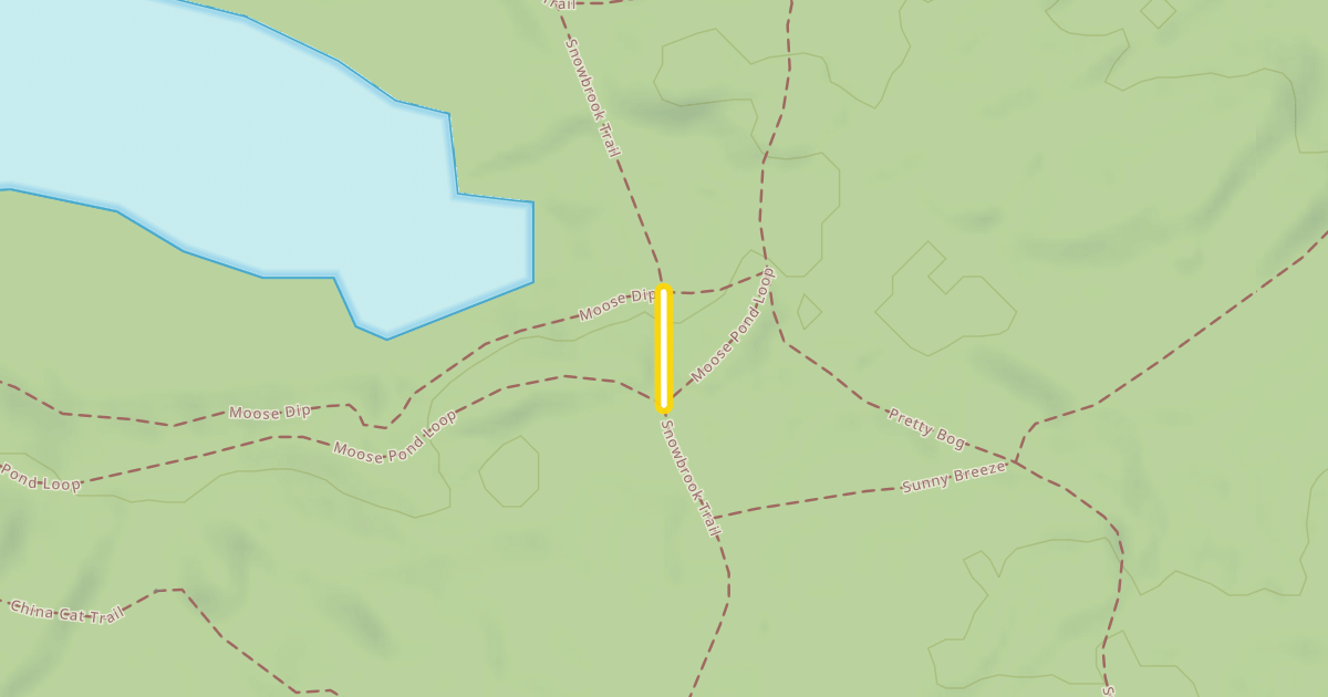 Map preview of Snowbrook Trail