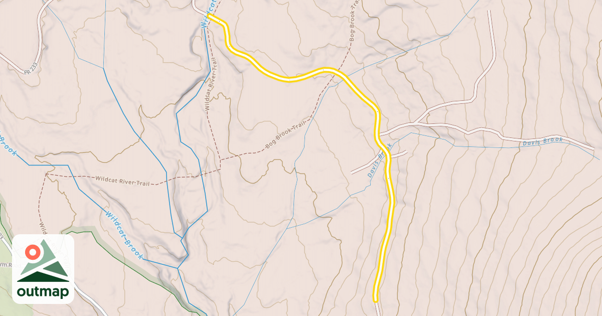 Map of FR 233