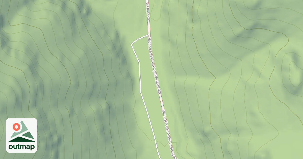 Map of DESERT CREEK CAMPGROUND ROAD