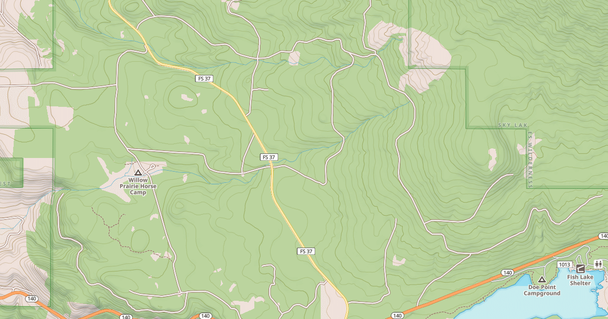 Map preview of RYE SPRINGS