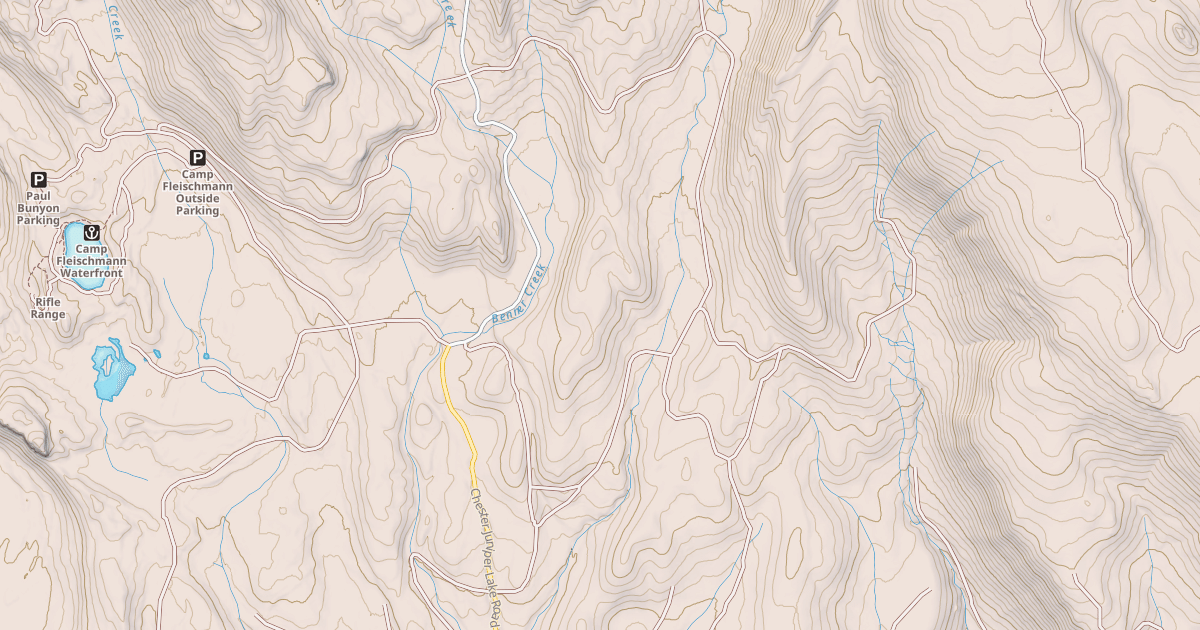 Map preview of BENNER CREEK