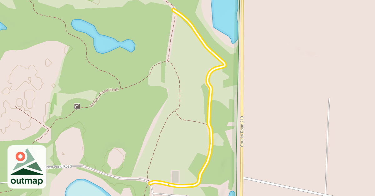 Map of Rice Lake Trail