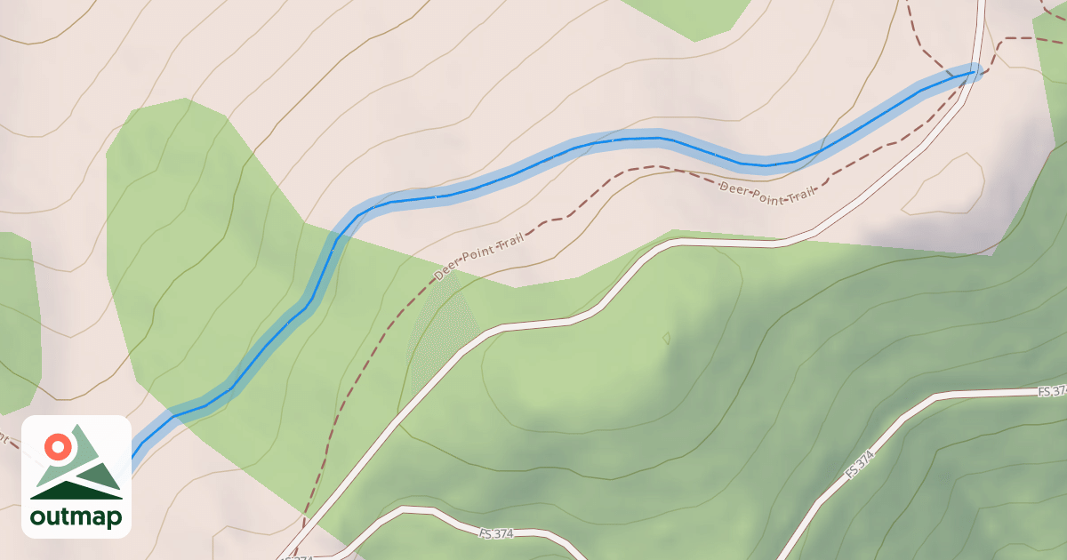 Map of #91 Deer Point