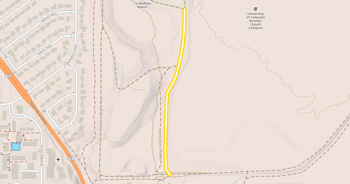 Map preview of Walk The Dog