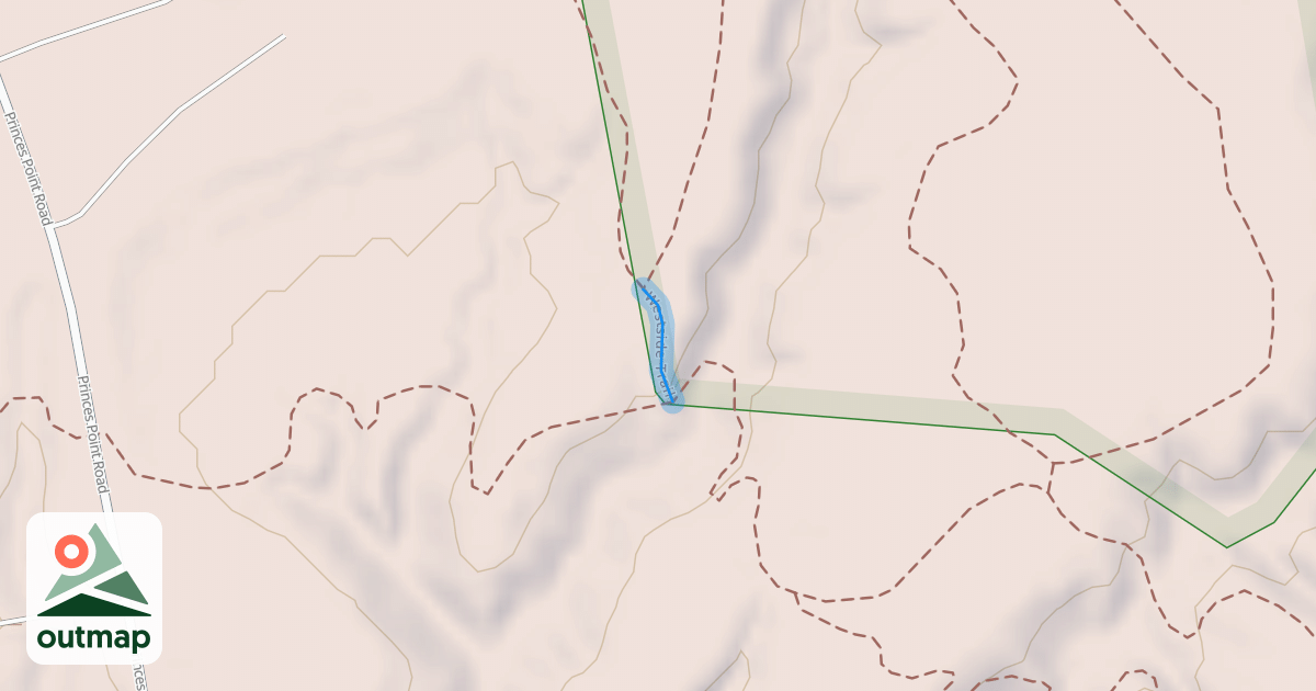 Map of Westside Trail