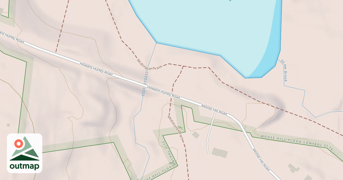 Map of Midstate Trail