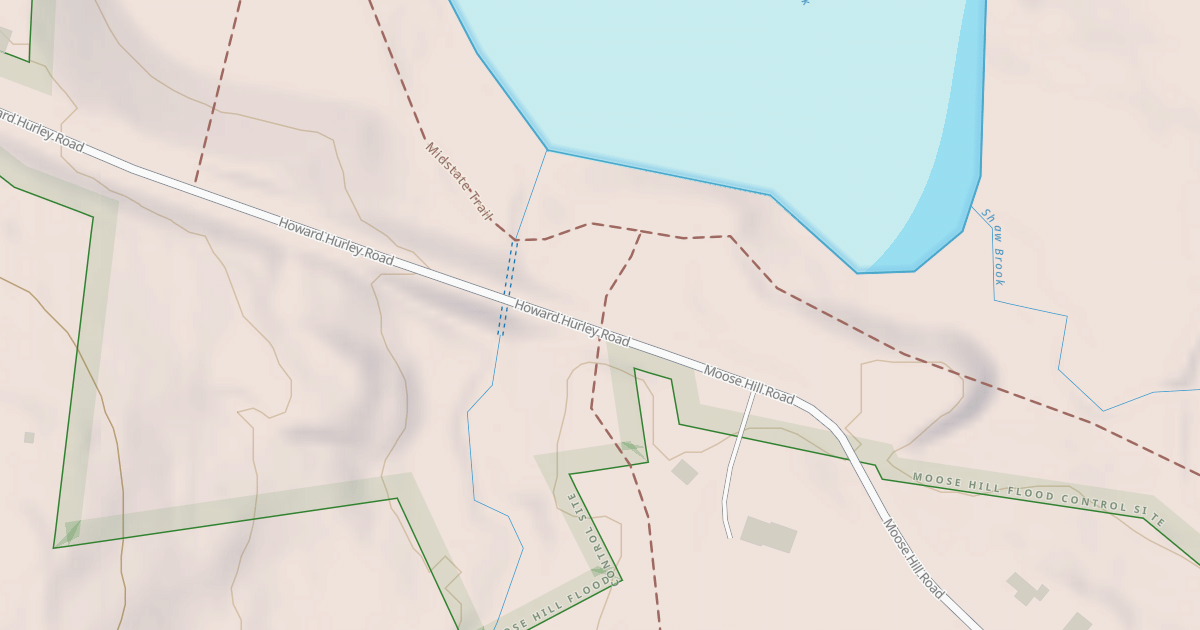 Map preview of Midstate Trail