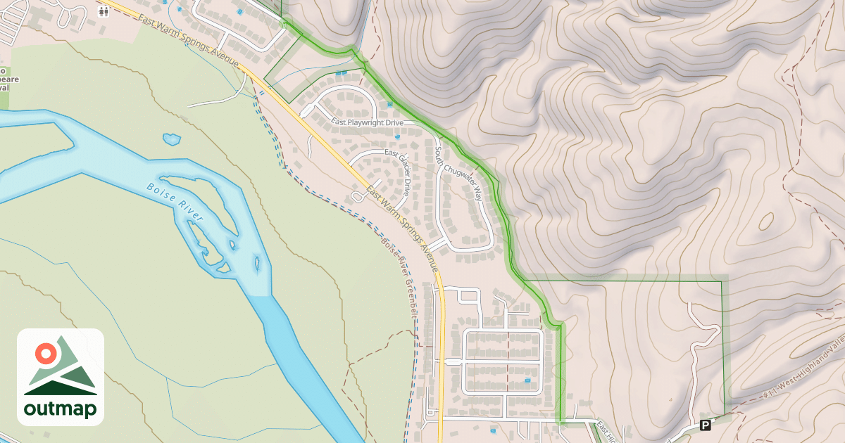 Map of River Heights Trail