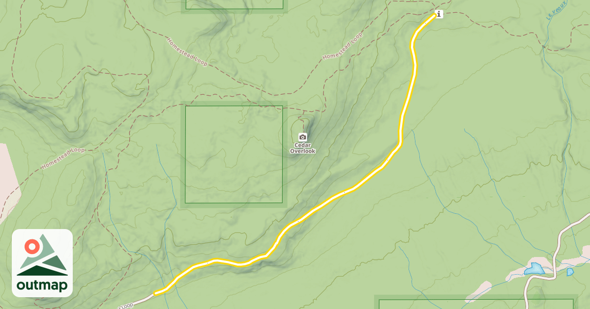 Map of Homestead Loop