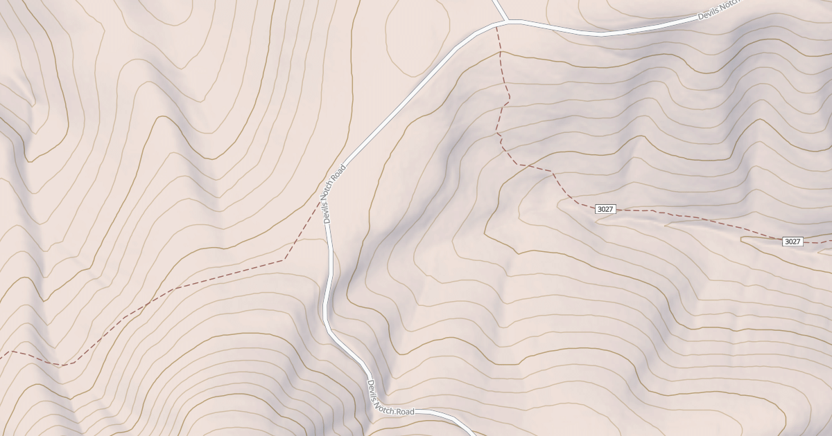 Map preview of DEVILS NOTCH