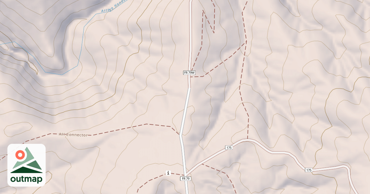Map of USFS Motor Vehicle Use Map Roads {F7587237-CFEF-472B-BD18-49E2325C1199}