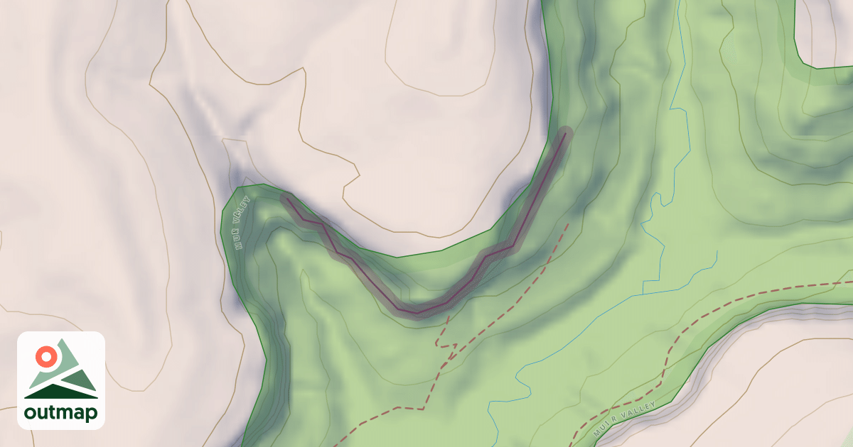 Map of Sunbeam Buttress