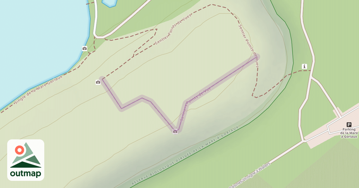 Map of Sentiers Points de Vue