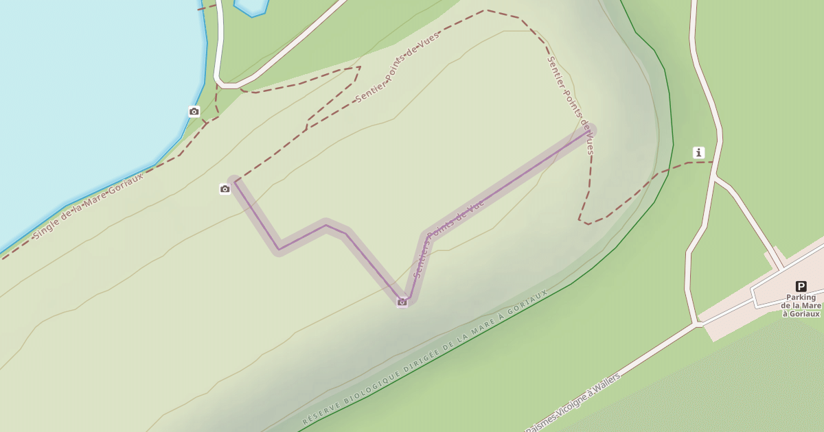 Map preview of Sentiers Points de Vue