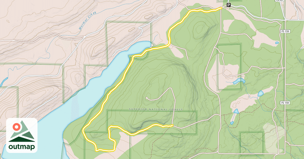 Map of Deer Yard Loop