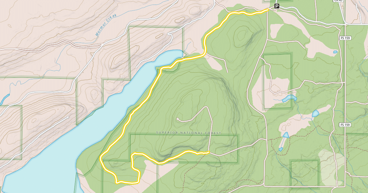 Map preview of Deer Yard Loop