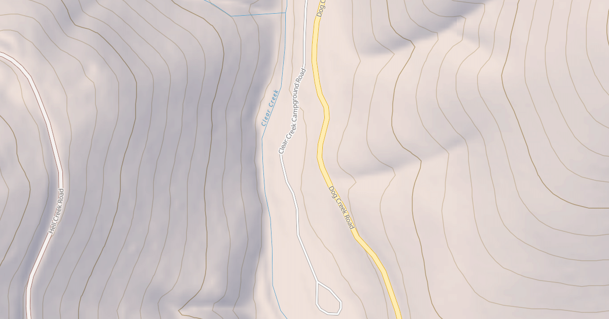 Map preview of CLEAR CREEK CG