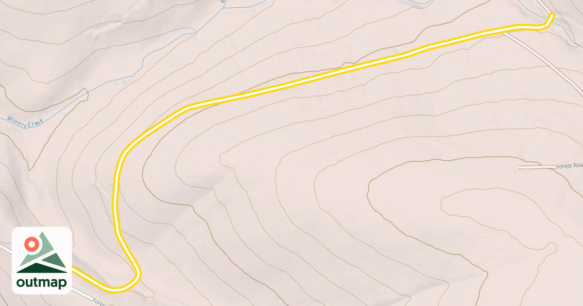 Map of Forest Road 5200-800
