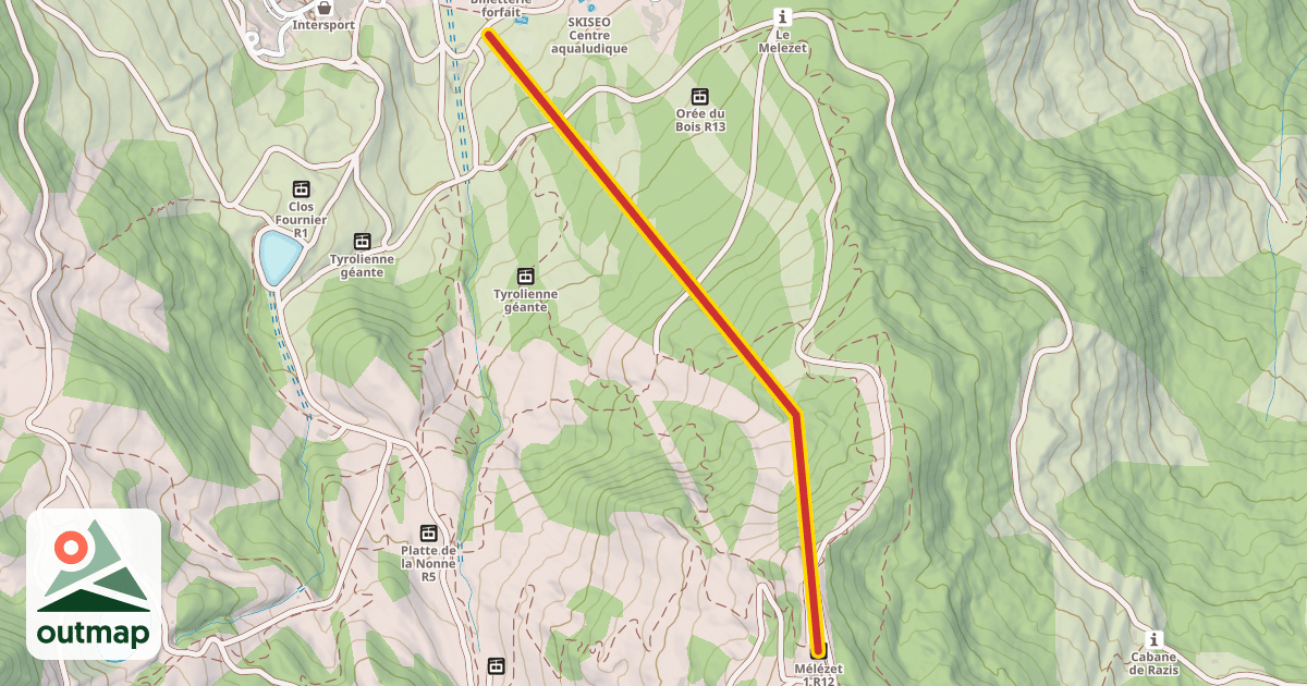 Map of Mélézet 1 R12