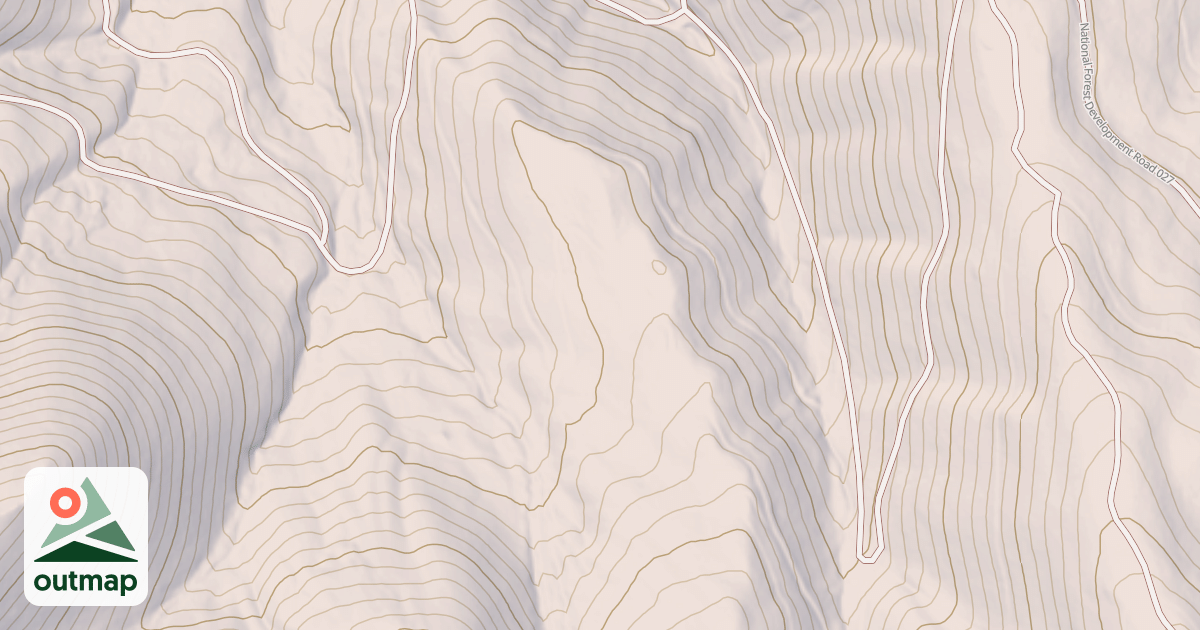 Map of MIDDLE FORK-WEST FORK TIE