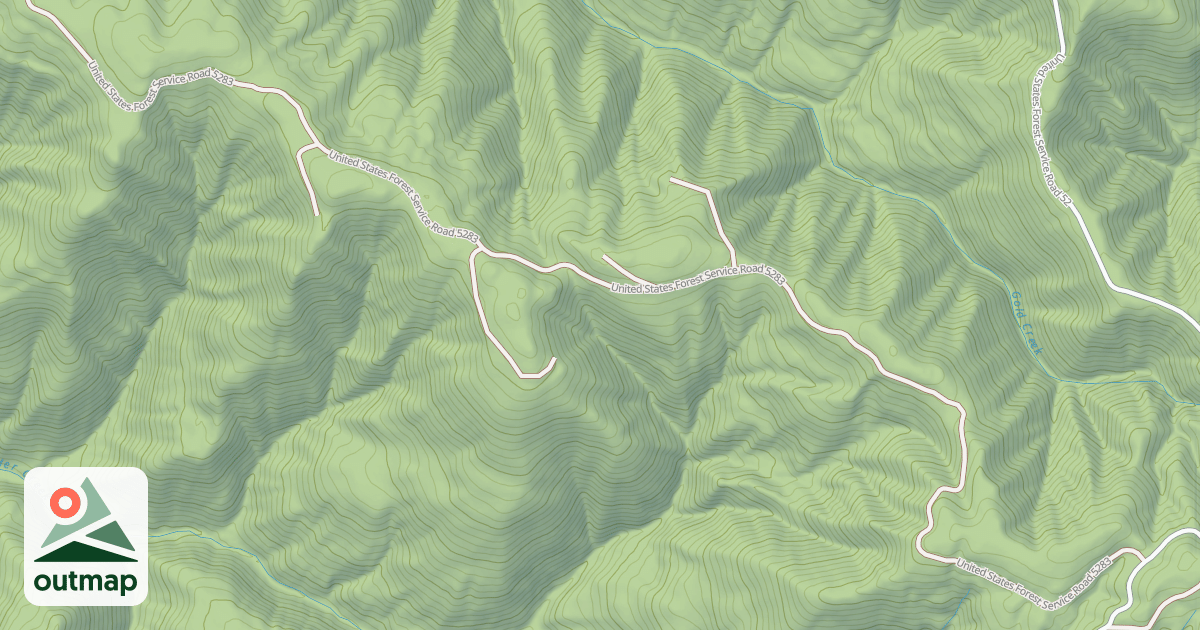 Map of USFS Motor Vehicle Use Map Roads {0B8D717A-2F89-419E-97F9-434CEF3804B3}