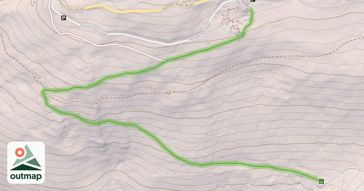 Map of Horizon Run