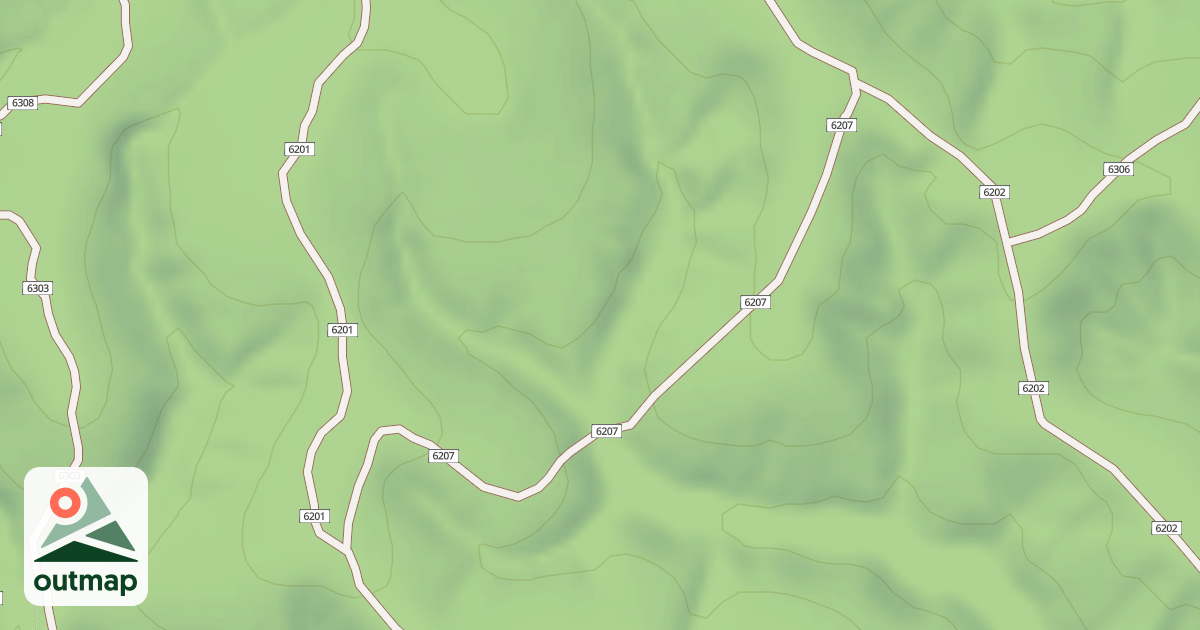 Map of USFS Motor Vehicle Use Map Trails 19133