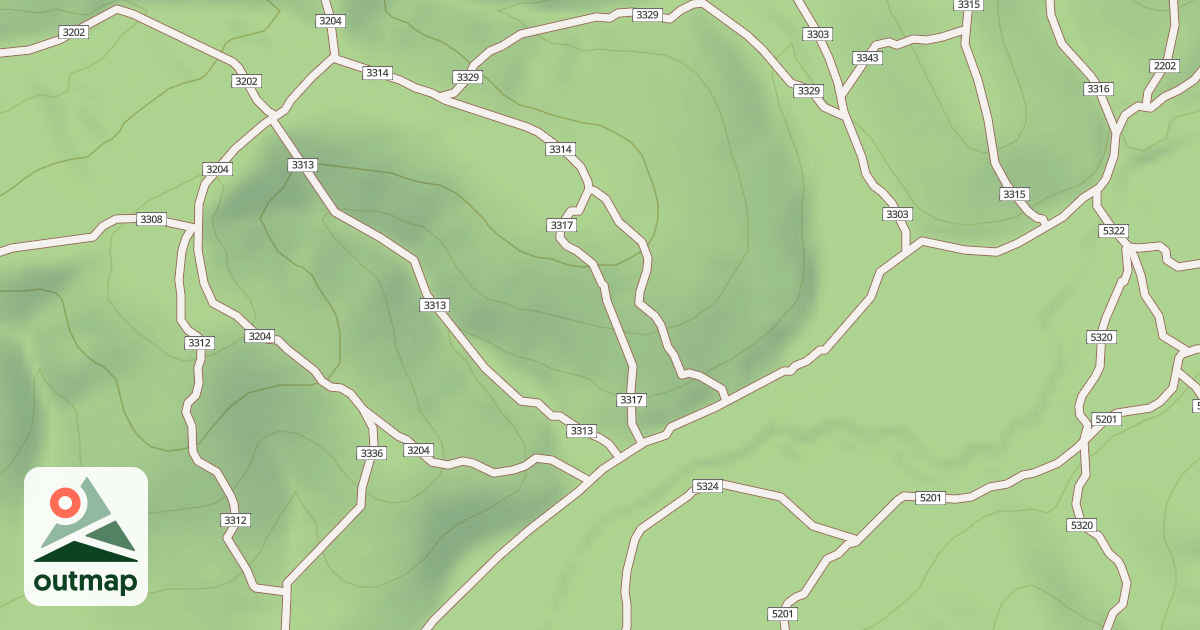 Map of USFS Motor Vehicle Use Map Trails 19709