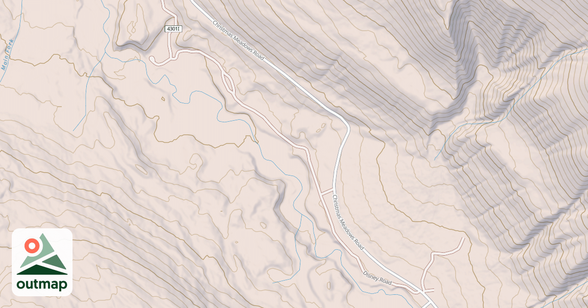 Map of DISNEY ROAD