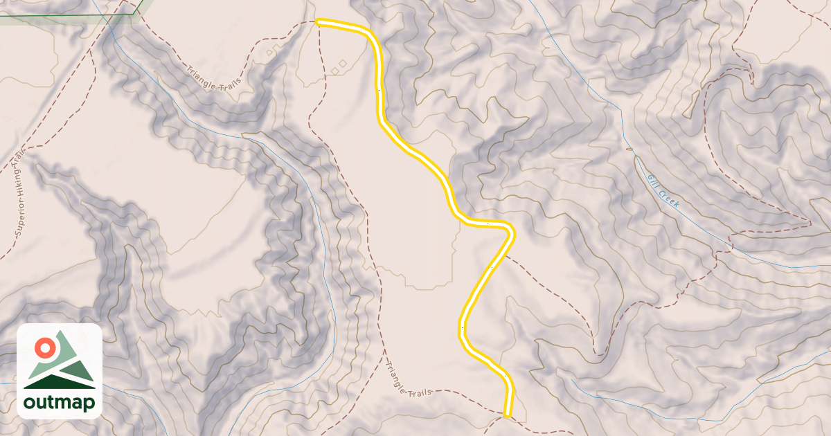 Map of Triangle Trails