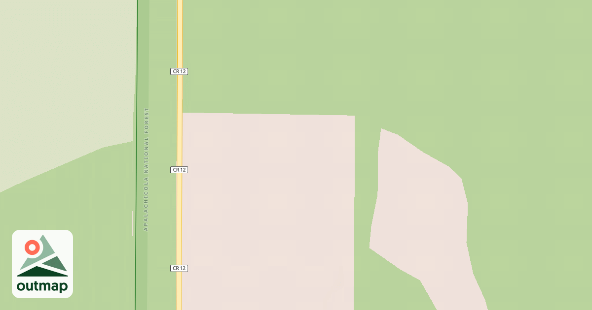 Map of APALACH. WORK CENTER